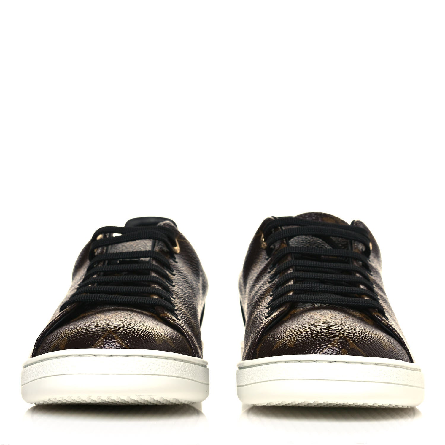 Louis Vuitton Patent Monogram Frontrow Sneakers 40 2 of 7