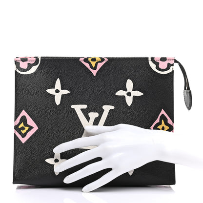 Louis Vuitton Monogram Giant Wild At Heart Toiletry Pouch 26 Black 2 of 7