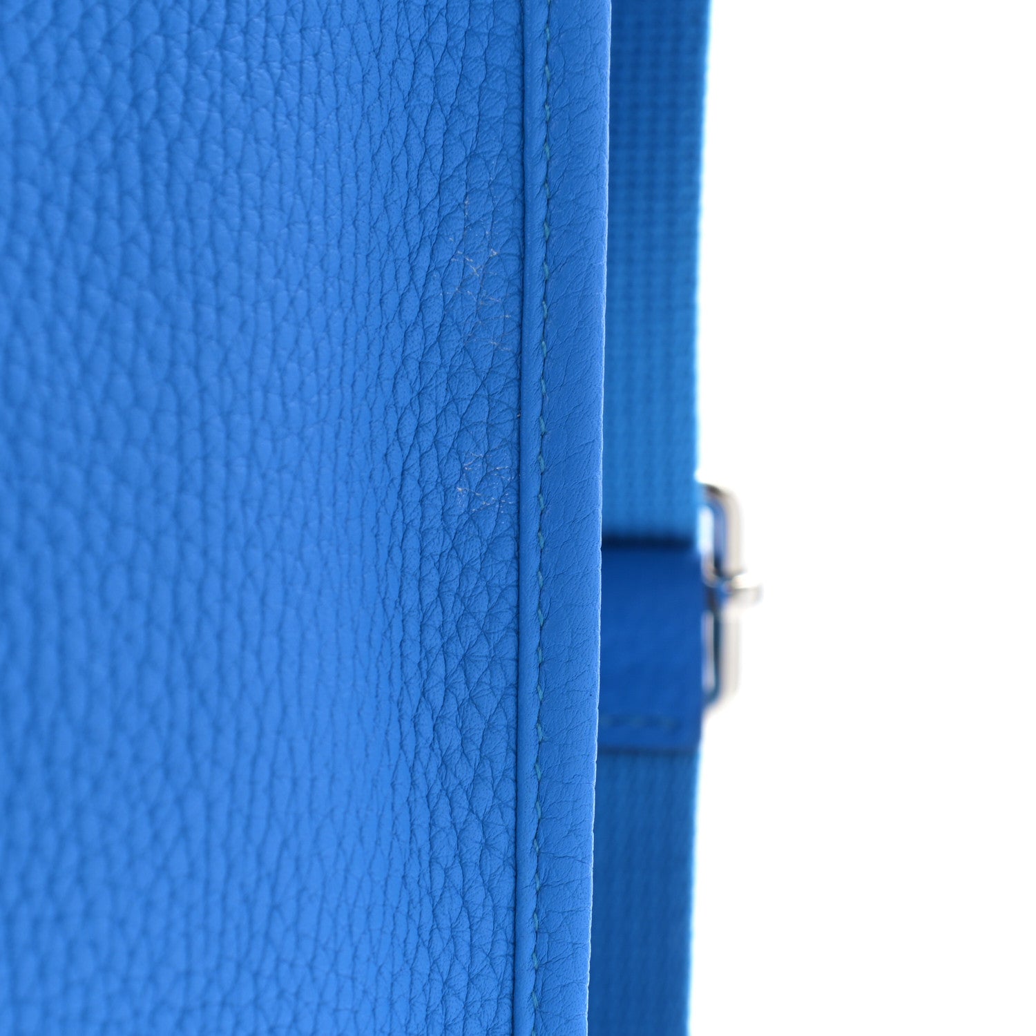 Hermes Taurillon Clemence Evelyne III PM Bleu Hydra 10 of 10