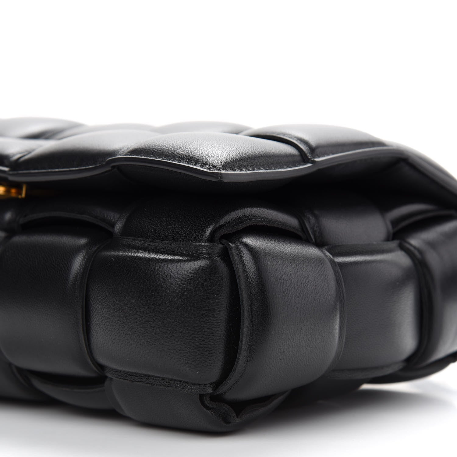 Bottega Veneta Nappa Maxi Intreccio Padded Cassette Crossbody Bag Black 8 of 10