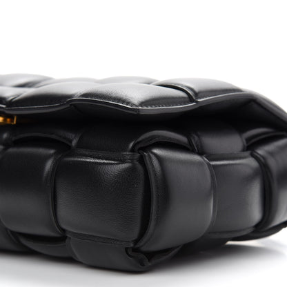 Bottega Veneta Nappa Maxi Intreccio Padded Cassette Crossbody Bag Black 8 of 10
