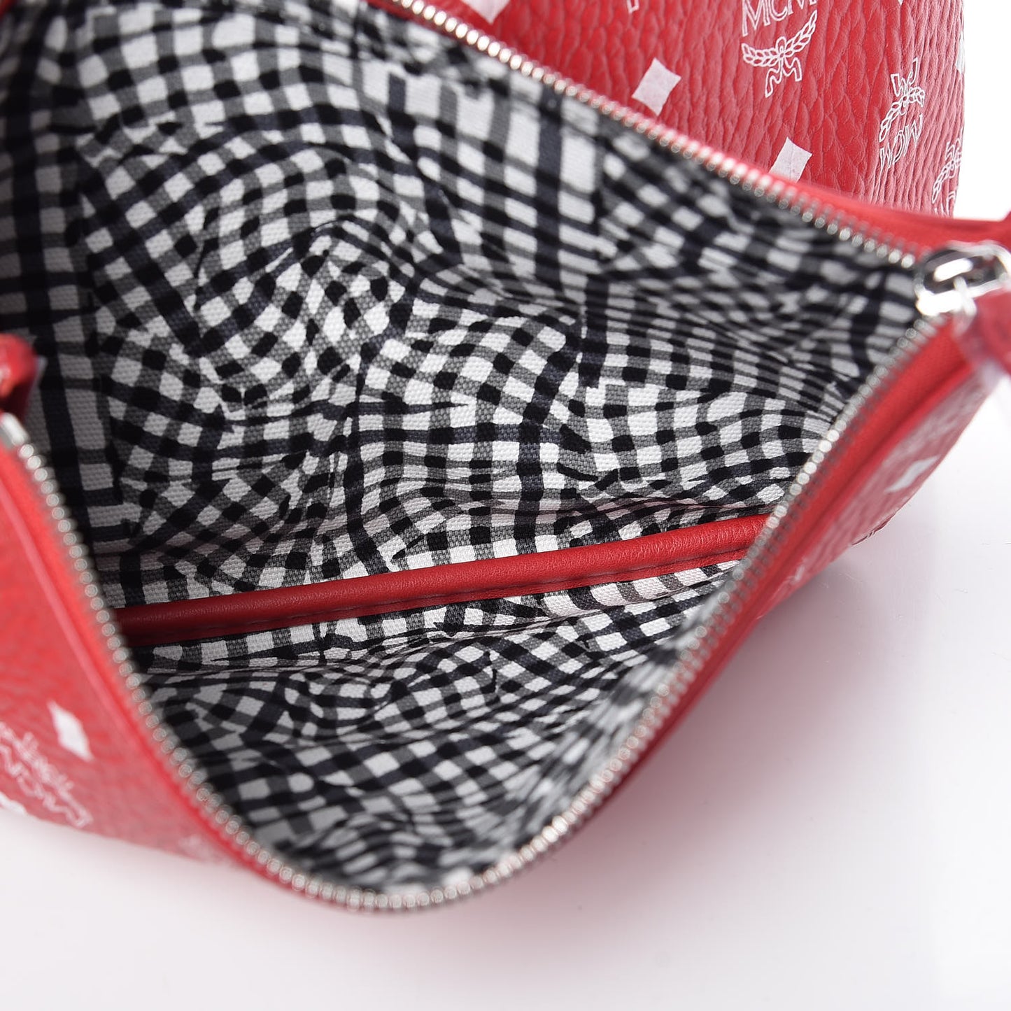 Visetos Medium Reversible Shopper Tote Ruby Red
