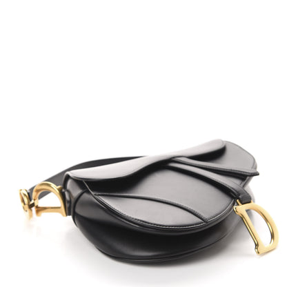Christian Dior Calfskin Saddle Bag Black 4 of 11