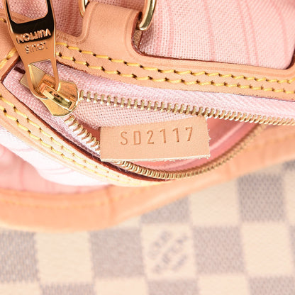 Louis Vuitton Damier Azur Delightful MM Rose Ballerine 7 of 7