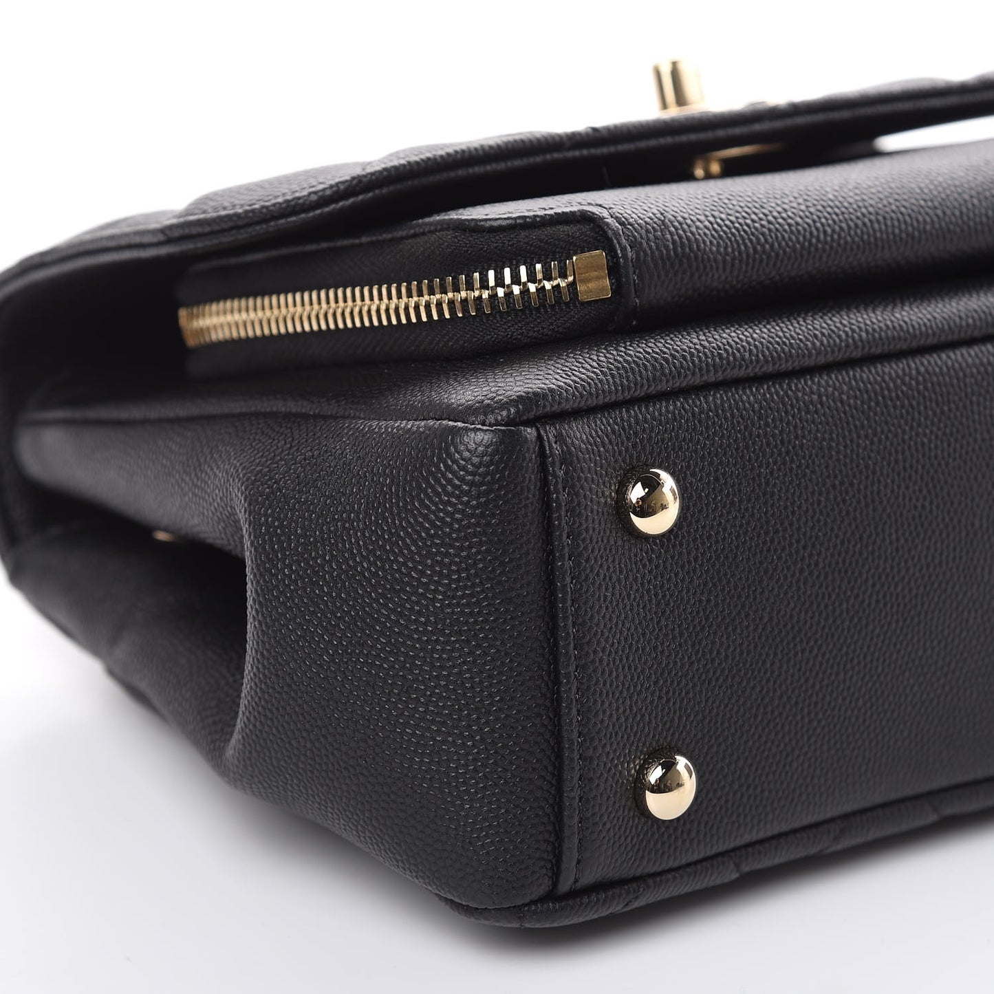 Caviar Quilted Mini Business Affinity Flap Black