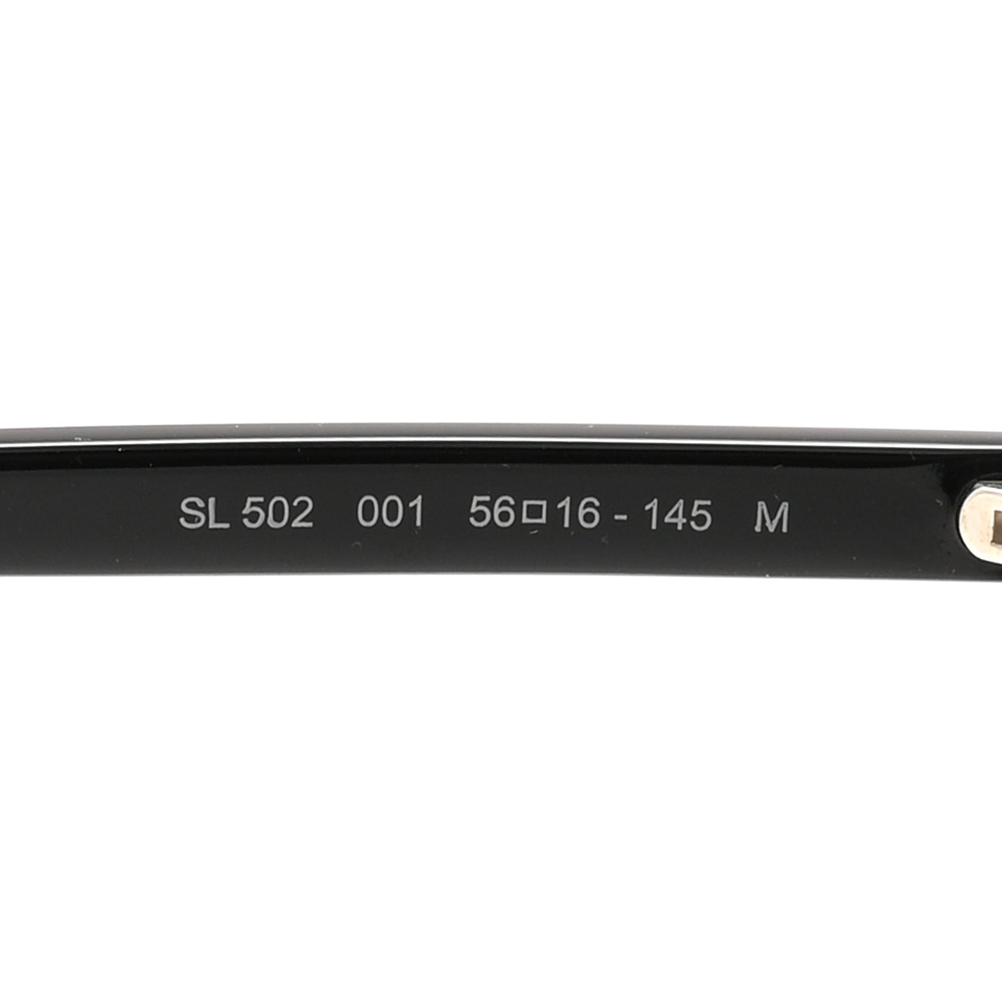 Acetate Cat Eye Sunglasses SL 502 Black