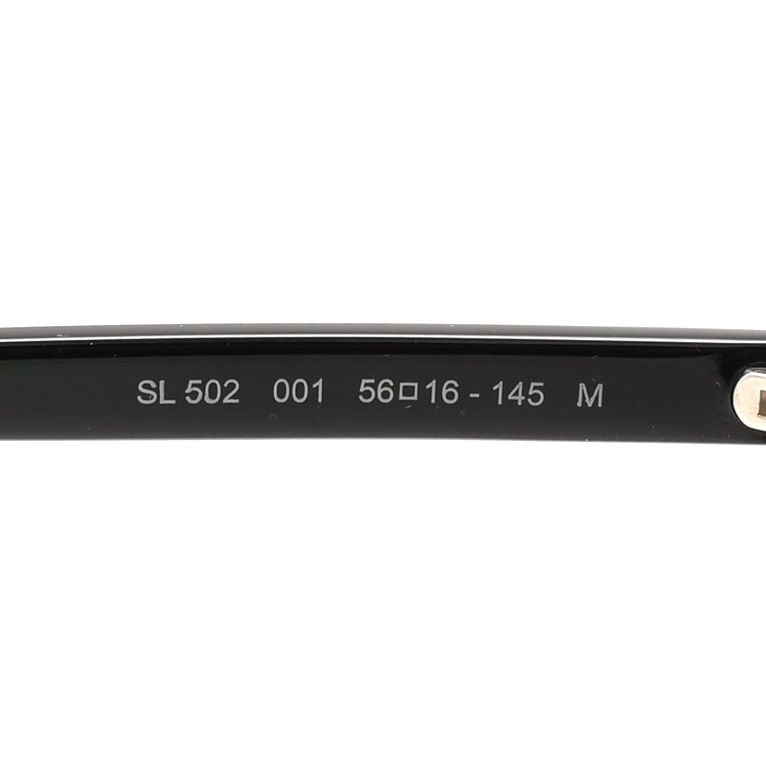 Saint Laurent Acetate Cat Eye Sunglasses SL 502 Black 7 of 8
