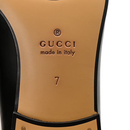 Gucci Calfskin Horsebit Mens Jordaan Loafers 7 Black 13 of 20