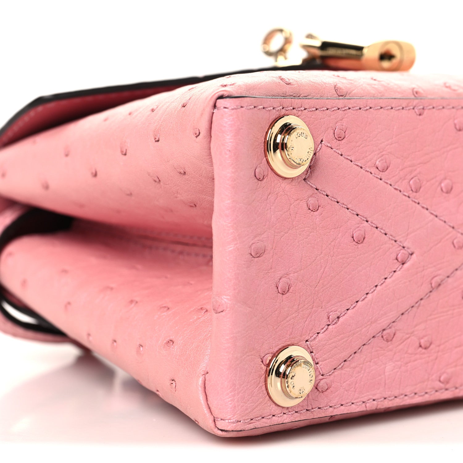 Louis Vuitton Ostrich Rose Des Vents Mini Pink 9 of 10