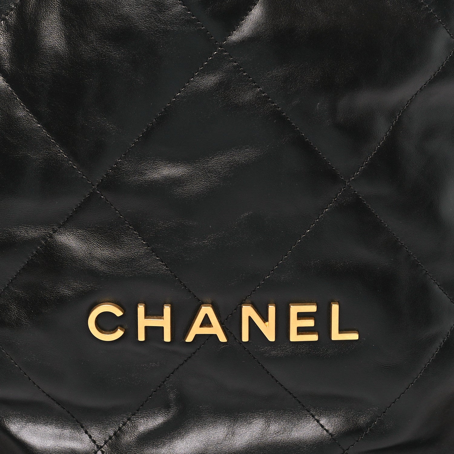 Chanel Shiny Calfskin Quilted Chanel 22 Backpack Black 8 of 10
