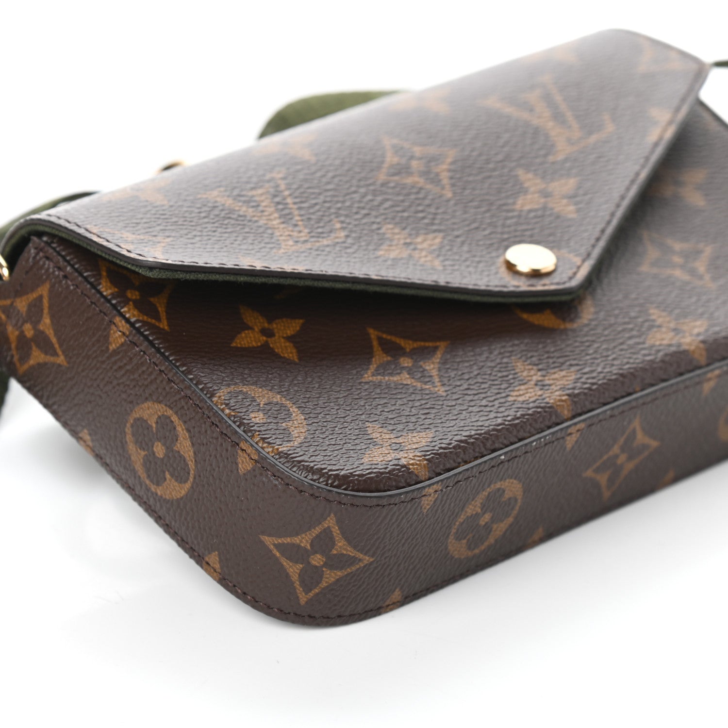 Louis Vuitton Monogram Felicie Strap & Go Kaki 8 of 9