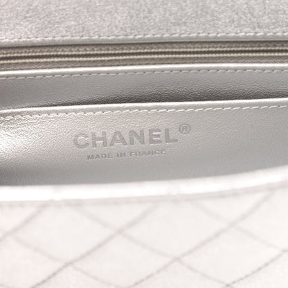 Chanel Metallic Lambskin Quilted Mini Rectangular Flap Silver 6 of 10