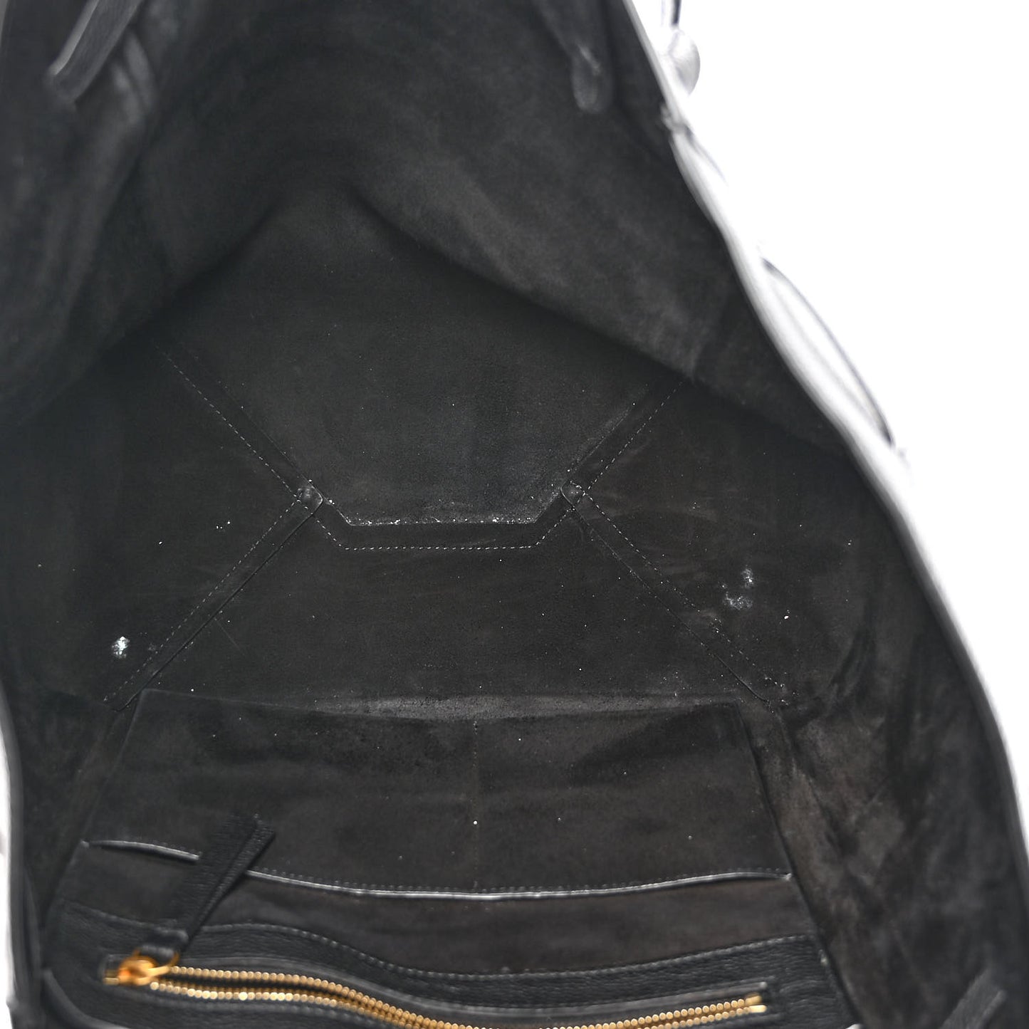Soft Grained Calfskin Medium Belt Cabas Phantom Black