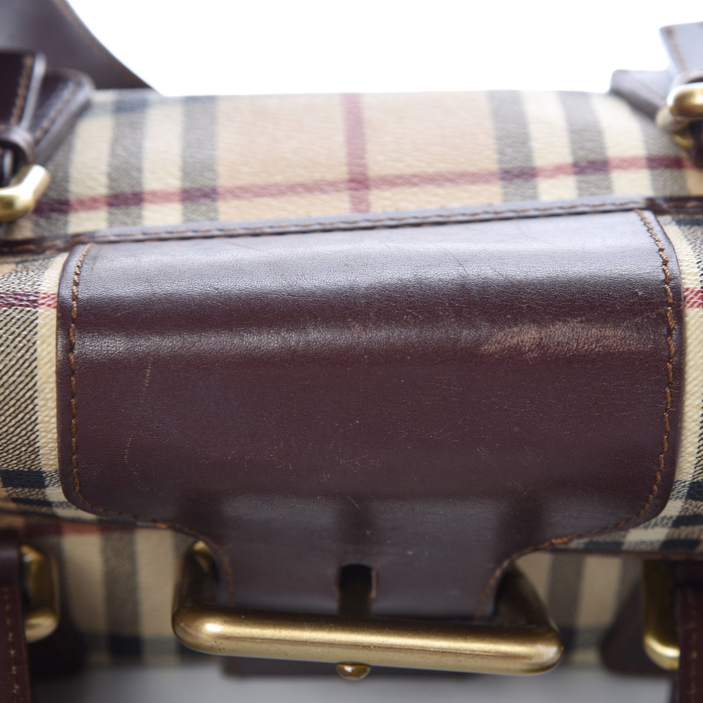 Haymarket Check Buckle Satchel