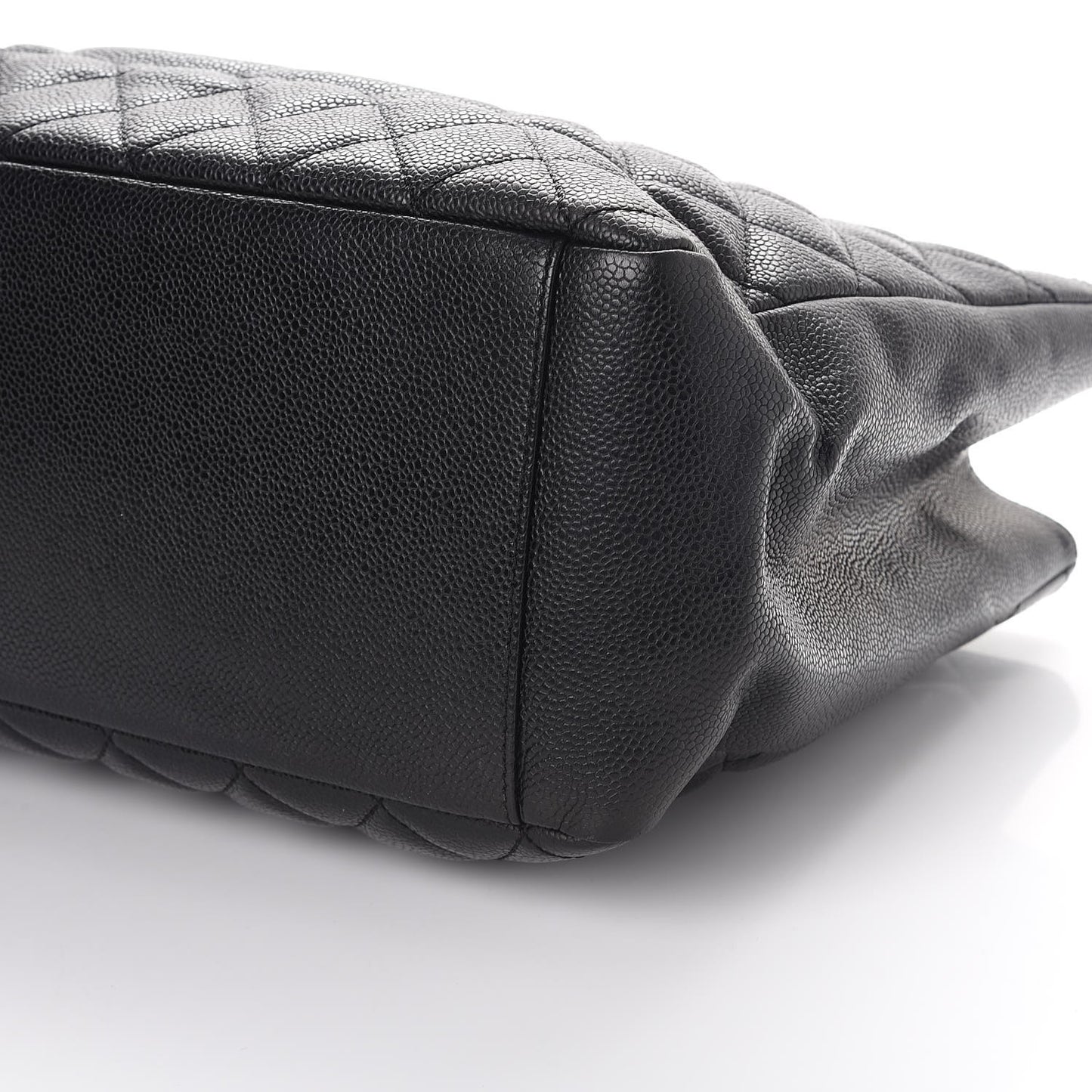 Caviar Quilted Grand Shopping Tote GST Black