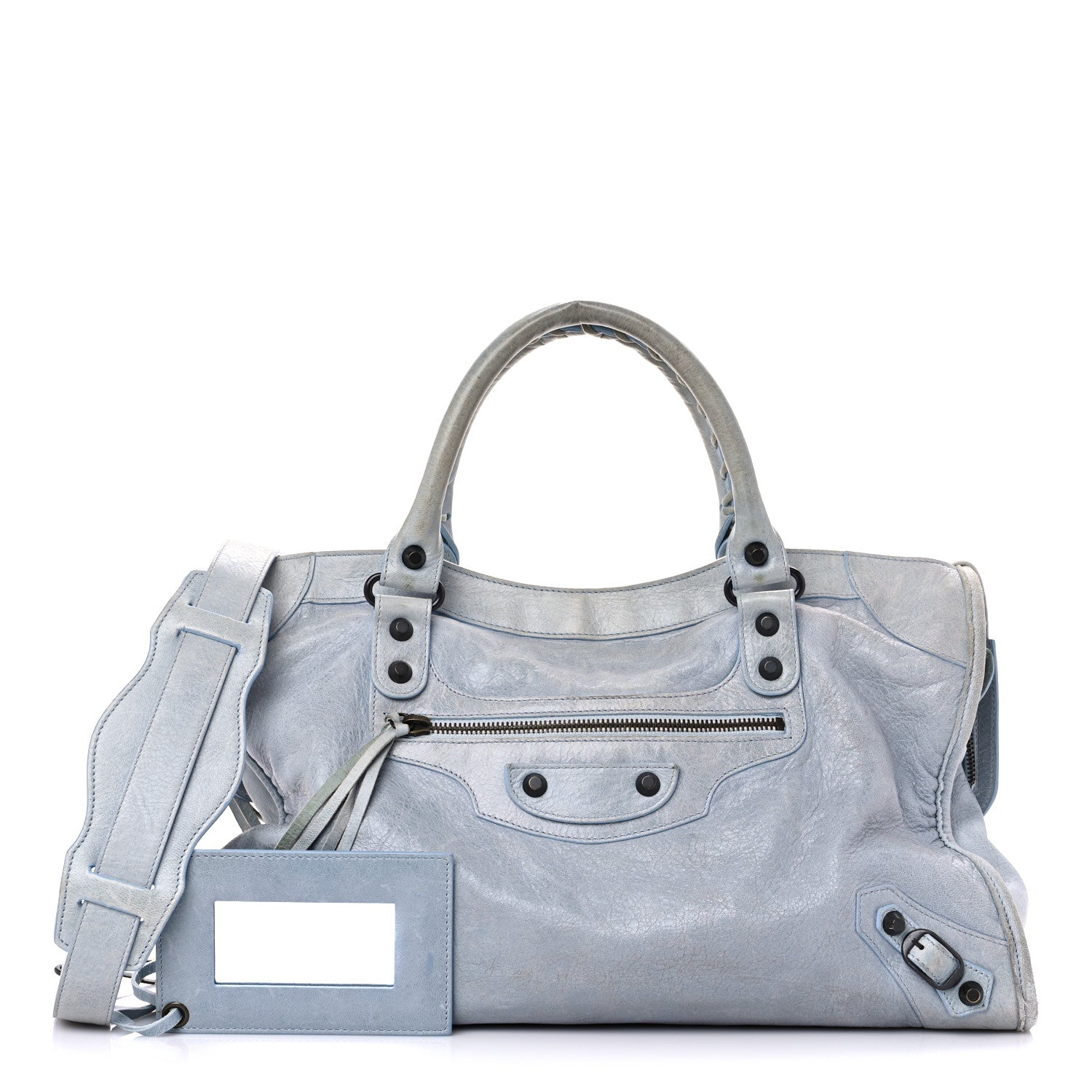 Balenciaga Agneau Classic Hardware City Bleu Opaline 1 of 24