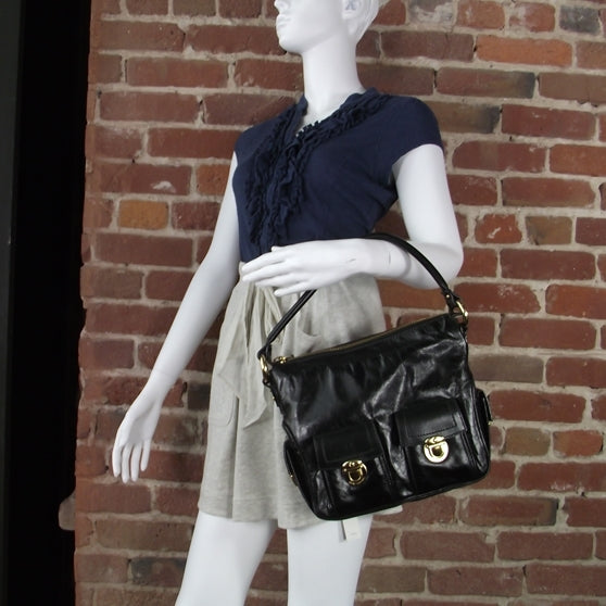 Marc Jacobs Leather Multipocket Hobo Black 2 of 10