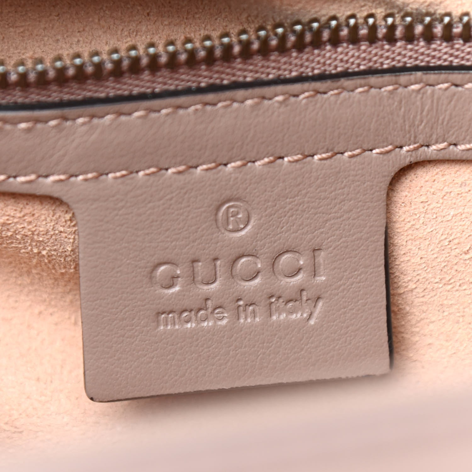 Gucci Calfskin Matelasse Small GG Marmont Shoulder Bag Porcelain Rose 6 of 10