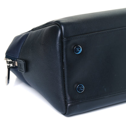 Chanel Calfskin Timeless Duo Bowling Bag Dark Navy Black 9 of 13