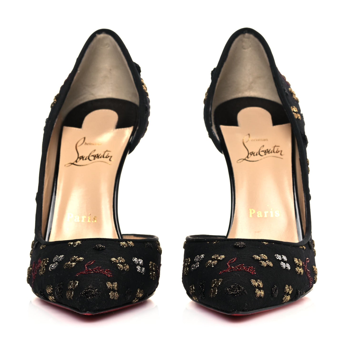 Jacquard Loubi In The Sky Iriza 100 Pumps 39 Multi Black