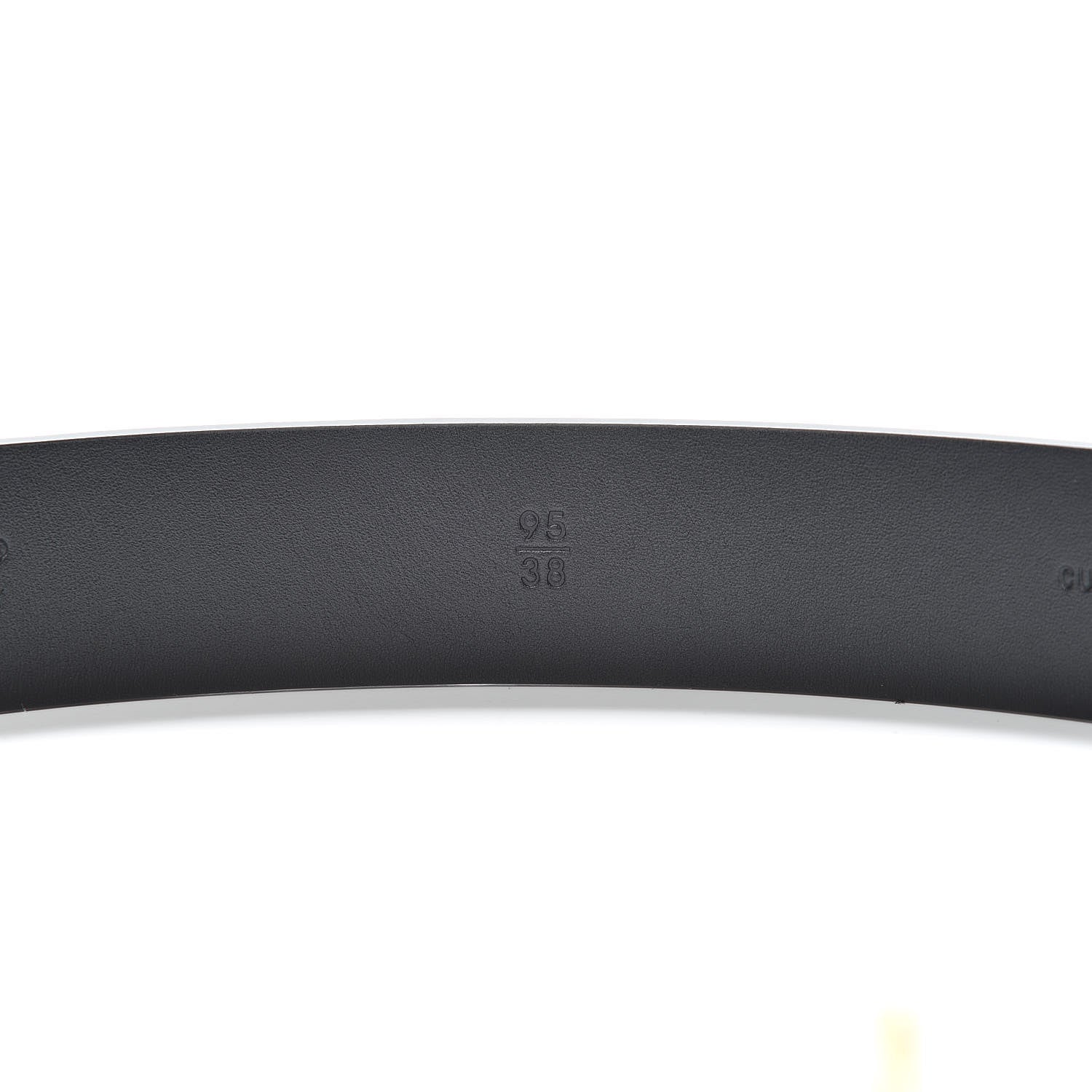 Chanel Glazed Calfskin CC Belt 95 38 Black 7 of 9