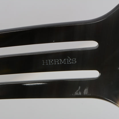 Hermes Buffalo Horn Rocaille Hair Comb 7 of 8