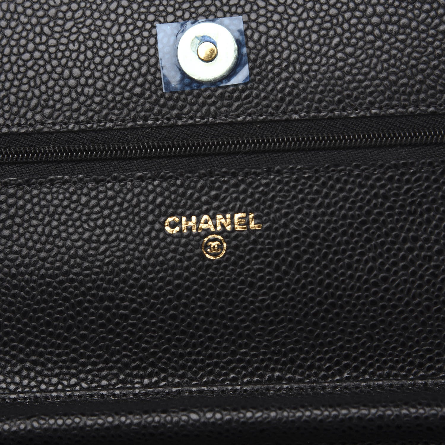 Chanel Caviar Quilted Wallet On Chain WOC Black 4 of 7