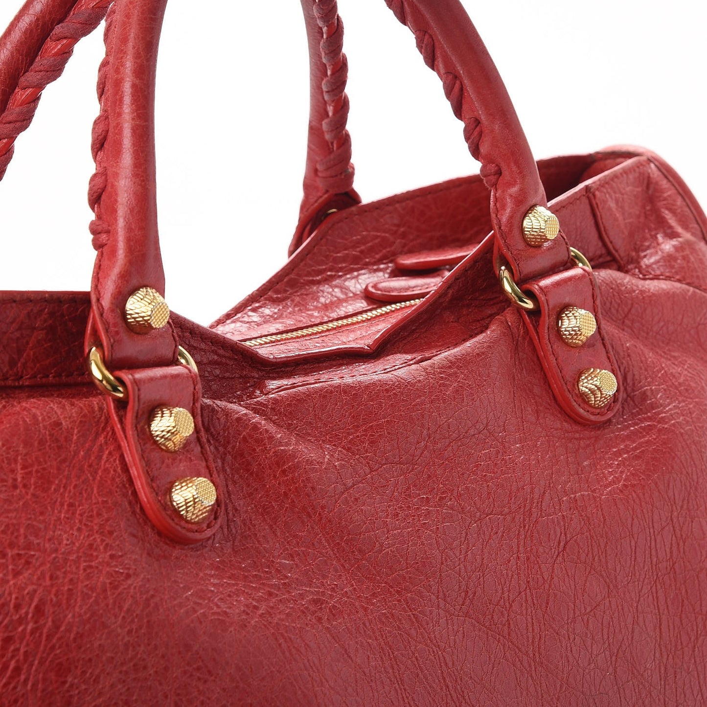 Agneau Giant 12 Gold Hardware City Rouge Cardinal