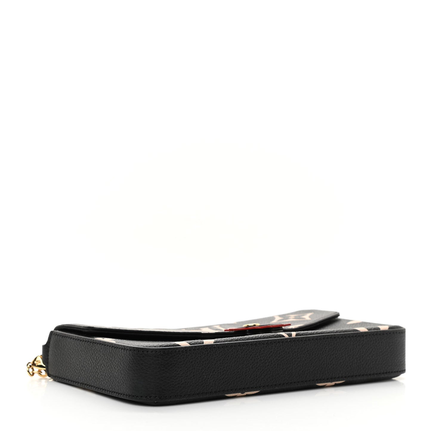 Empreinte Monogram Giant Crafty Pochette Felicie Black Crème