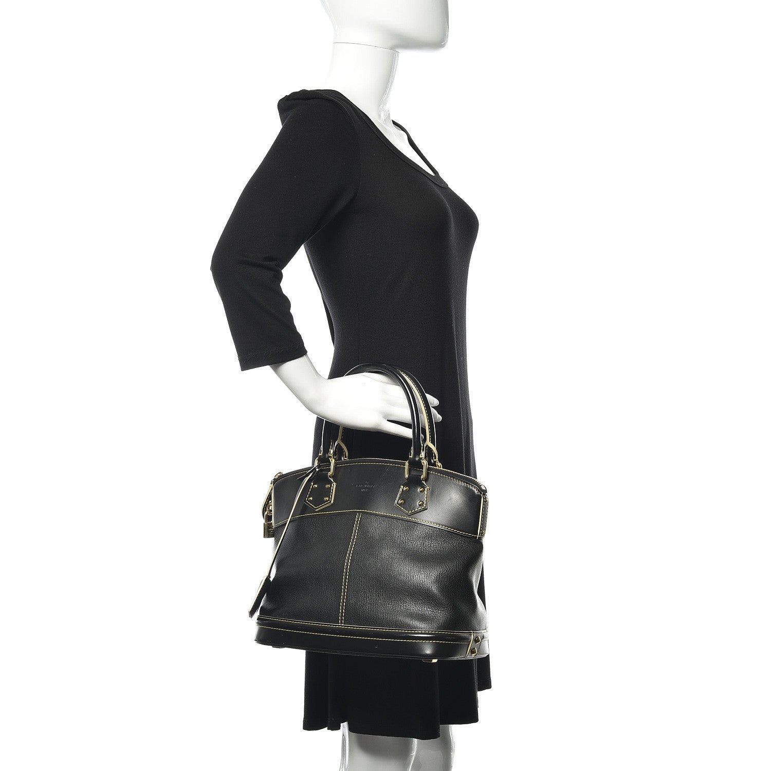 Louis Vuitton Suhali Lockit PM Black 2 of 14