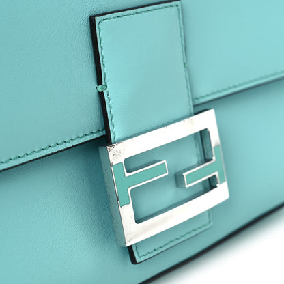 Fendi X TIFFANY Nappa Silver Baguette Blue Tiffany Silver 13 of 14
