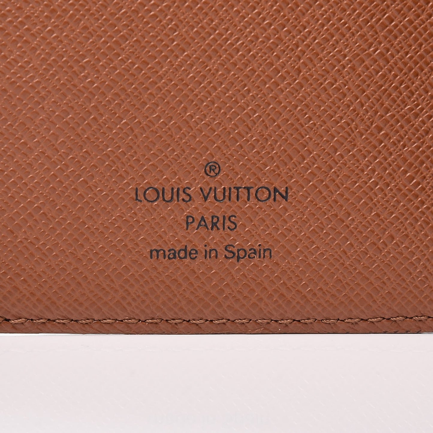 Monogram Checkbook Holder Case Wallet
