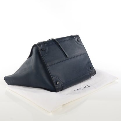 Celine Supple Calfskin Medium Phantom Luggage Midnight 5 of 10