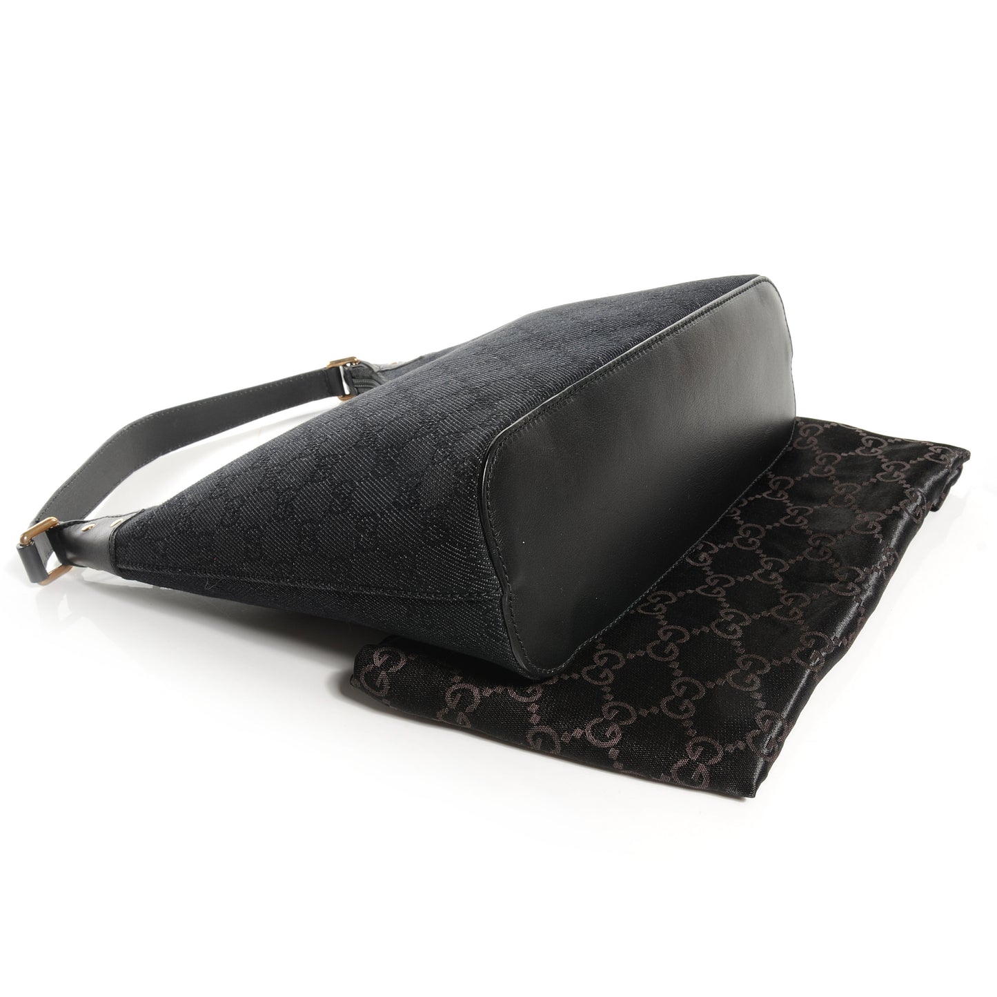 Monogram Shoulder Bag Black