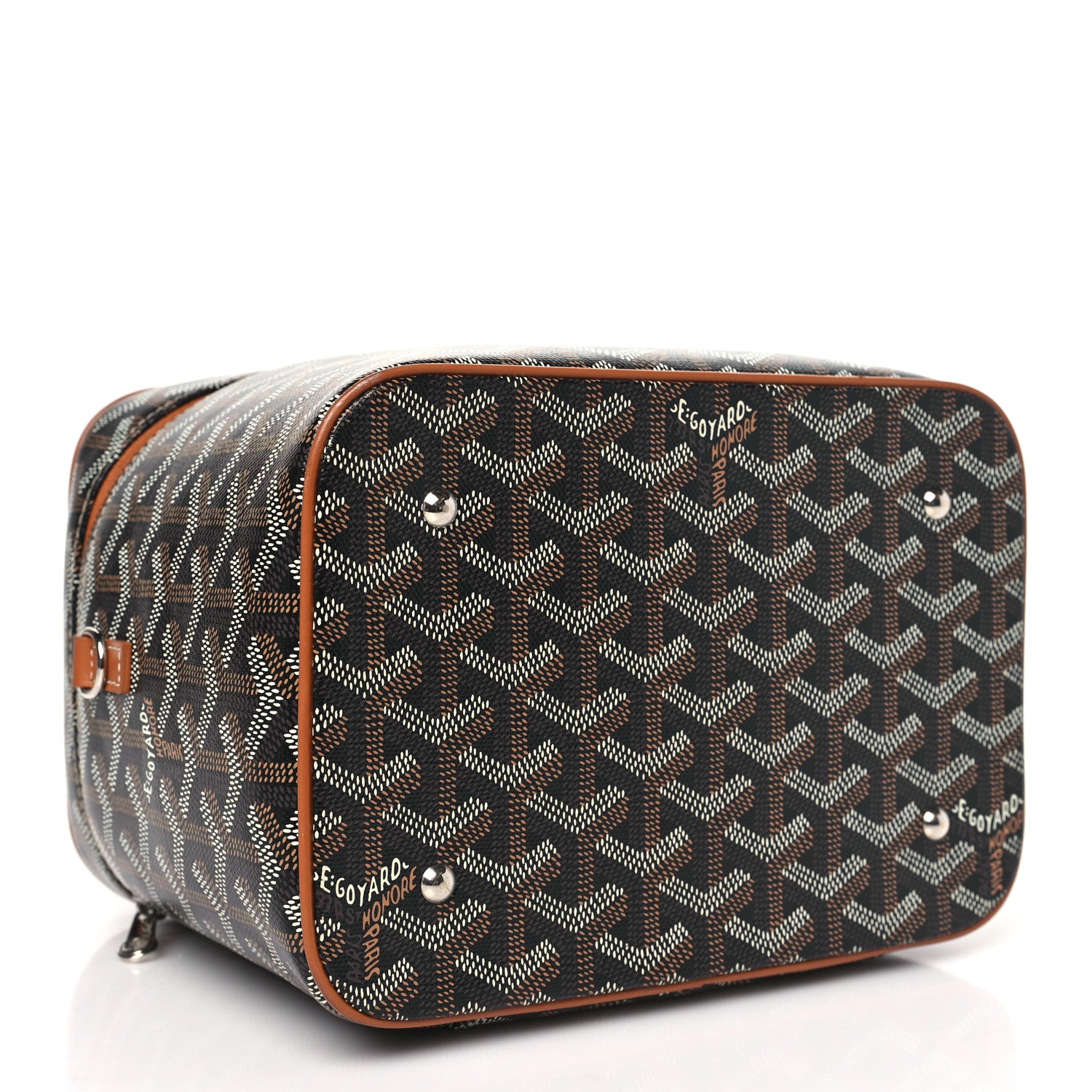Goyard Goyardine Muse Vanity Case Black Gold 5 of 10