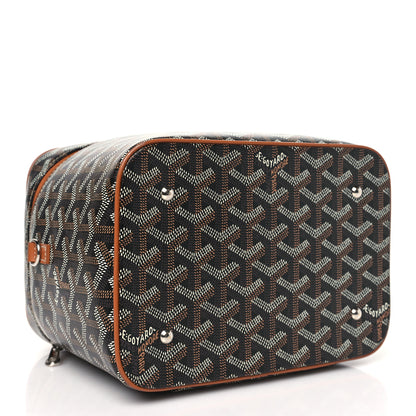 Goyard Goyardine Muse Vanity Case Black Gold 5 of 10