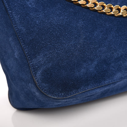 Celine Suede Medium Gourmette Ocean Blue 10 of 10