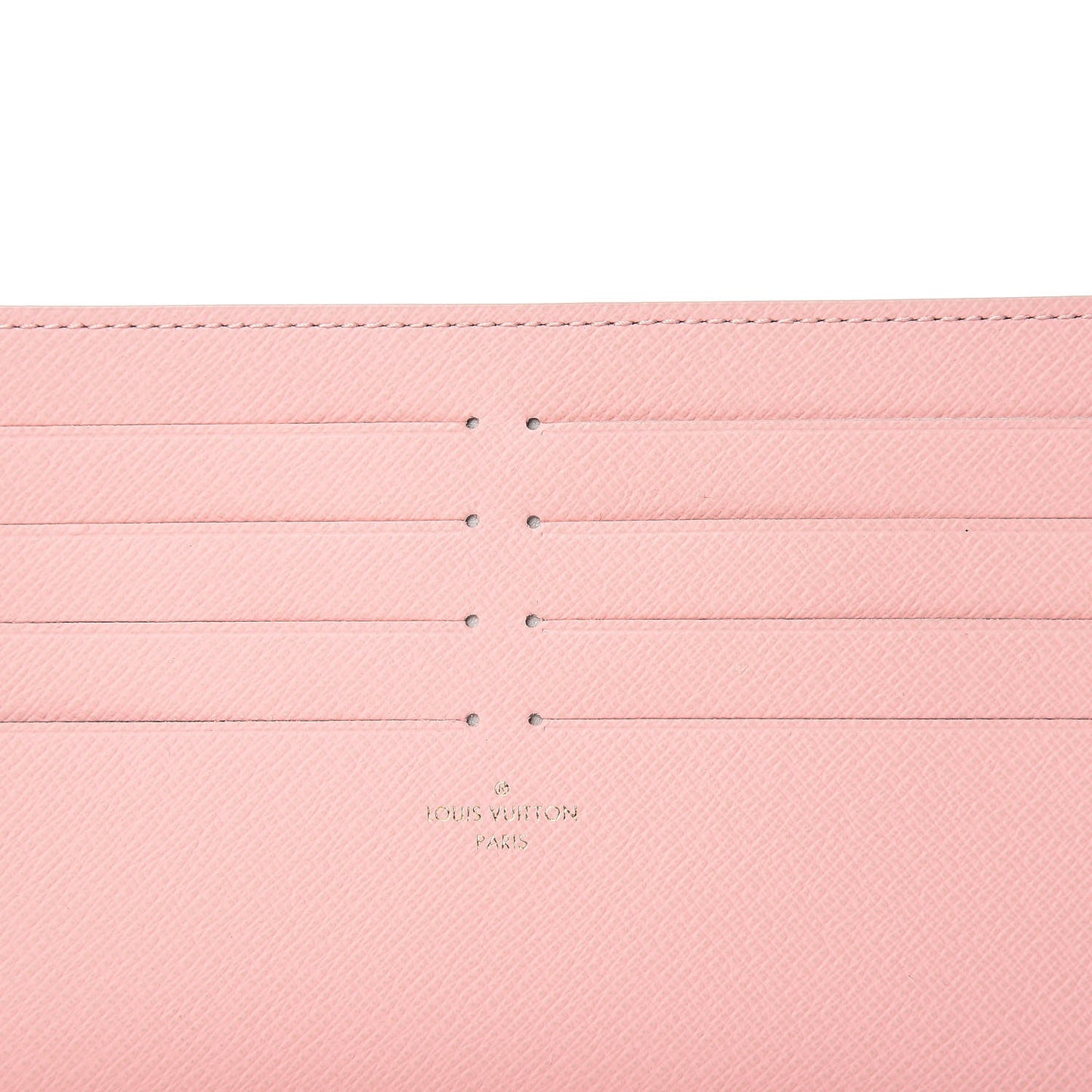 Calfskin Felicie Card Holder Insert Rose Ballerine
