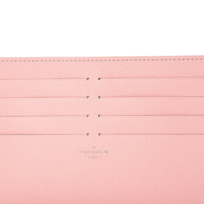 Louis Vuitton Calfskin Felicie Card Holder Insert Rose Ballerine 6 of 6