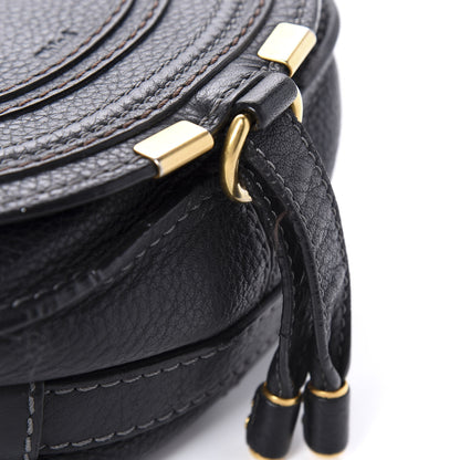 Chloe Calfskin Mini Marcie Round Crossbody Bag Black 11 of 11