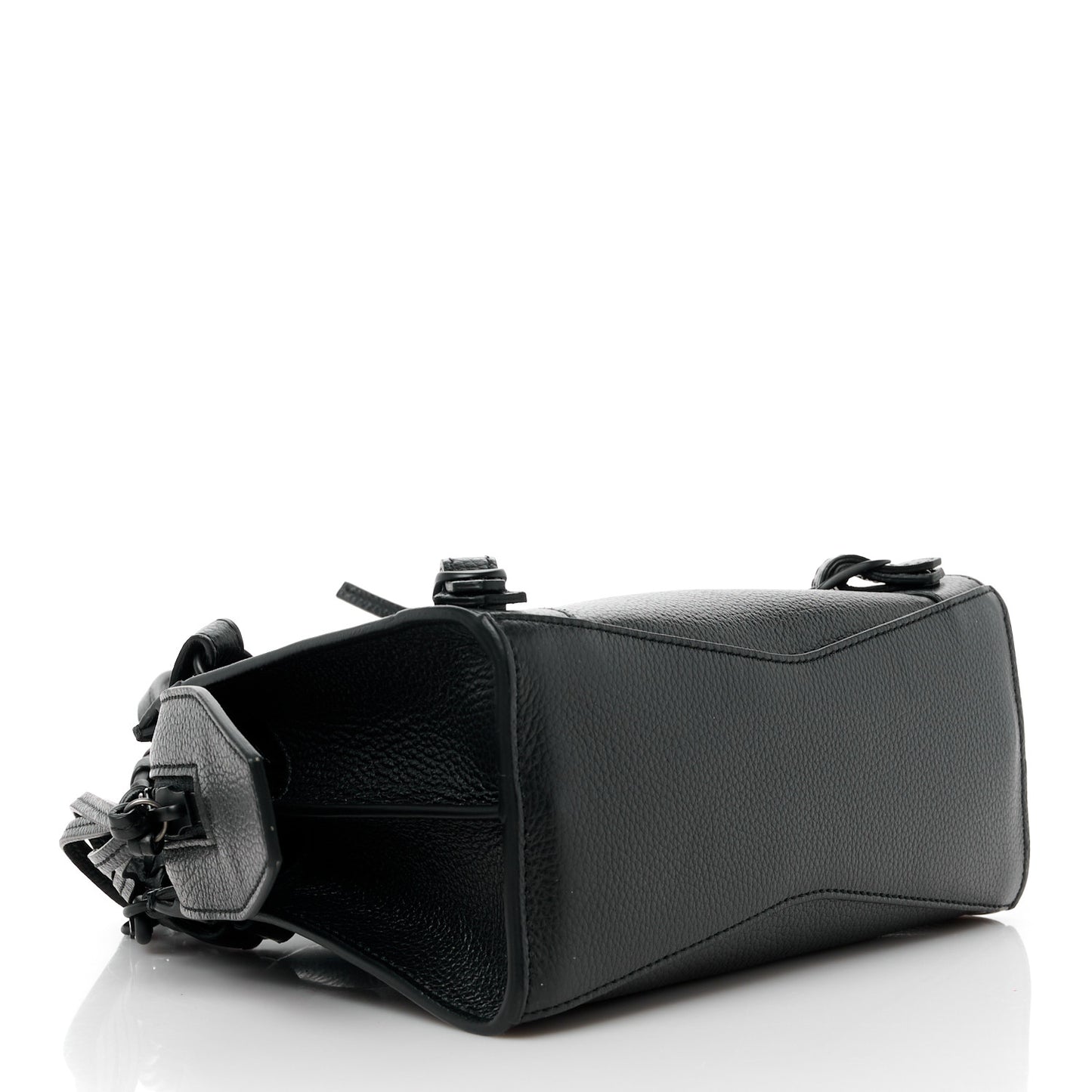 Grained Calfskin Neo Classic Black Hardware Mini City Black