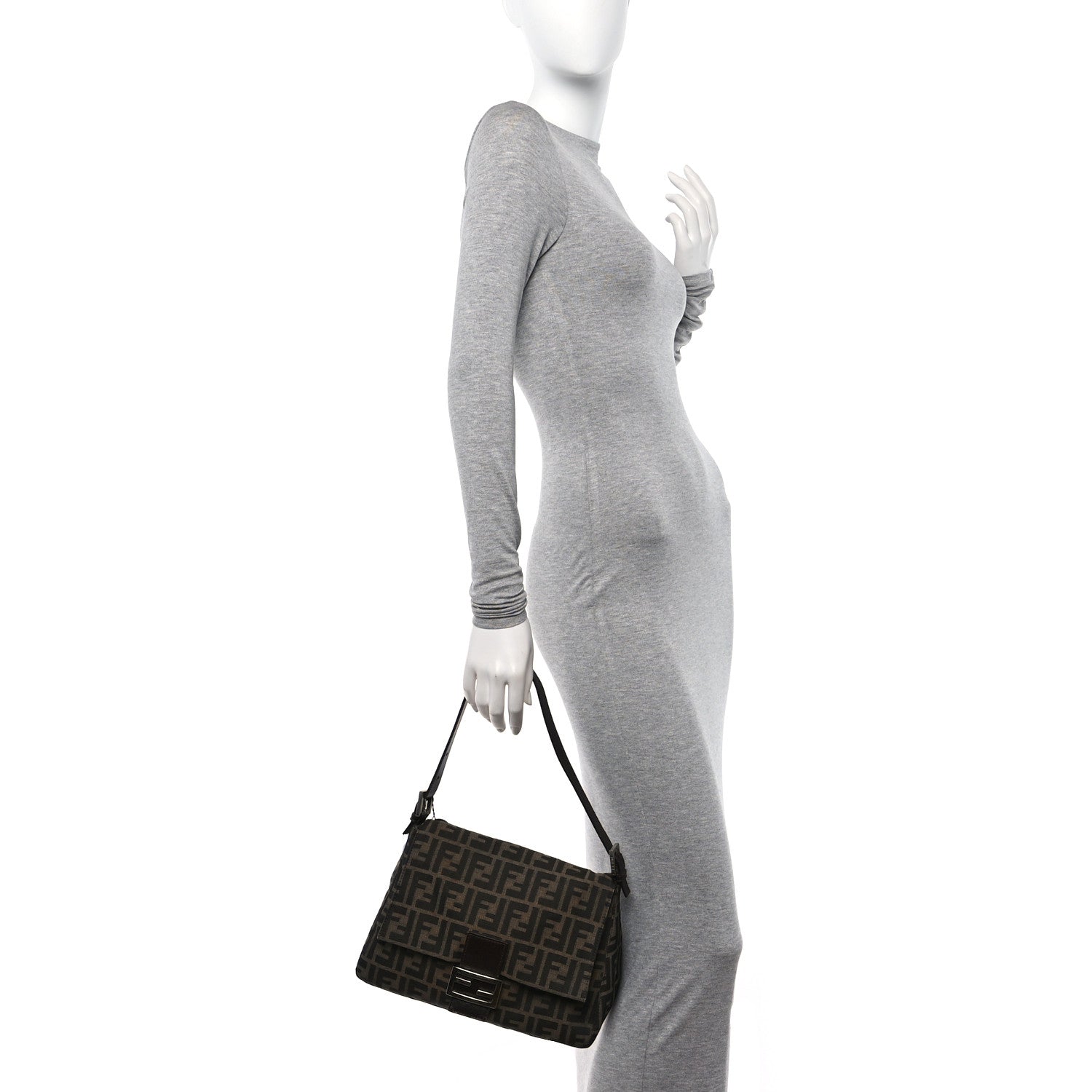 Fendi Zucca Mama Baguette Tobacco 2 of 11