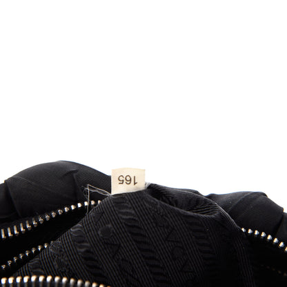 Prada Tessuto Nylon Quilted Shoulder Bag Black 7 of 10