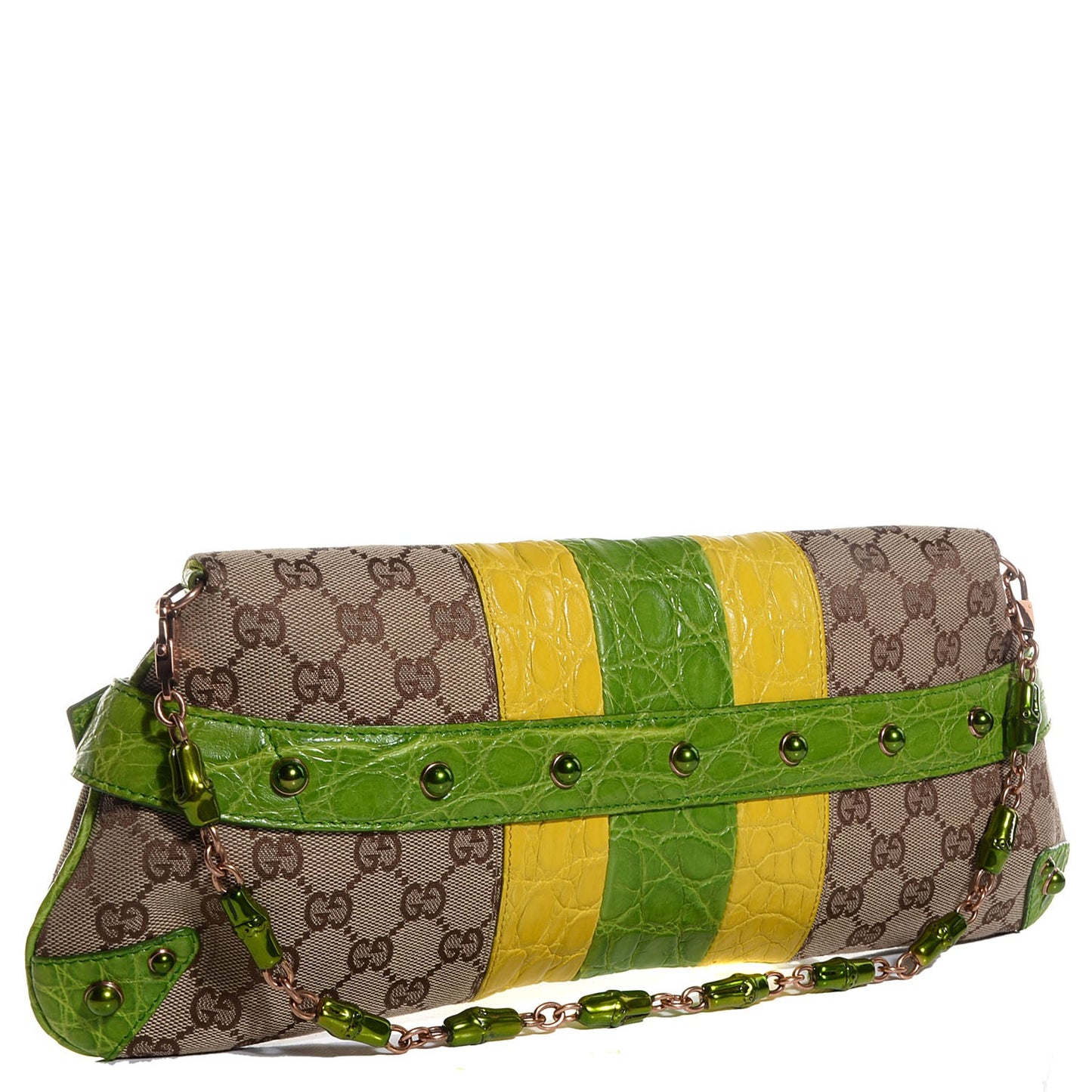 Monogram Alligator Tom Ford Snake Horsebit Clutch