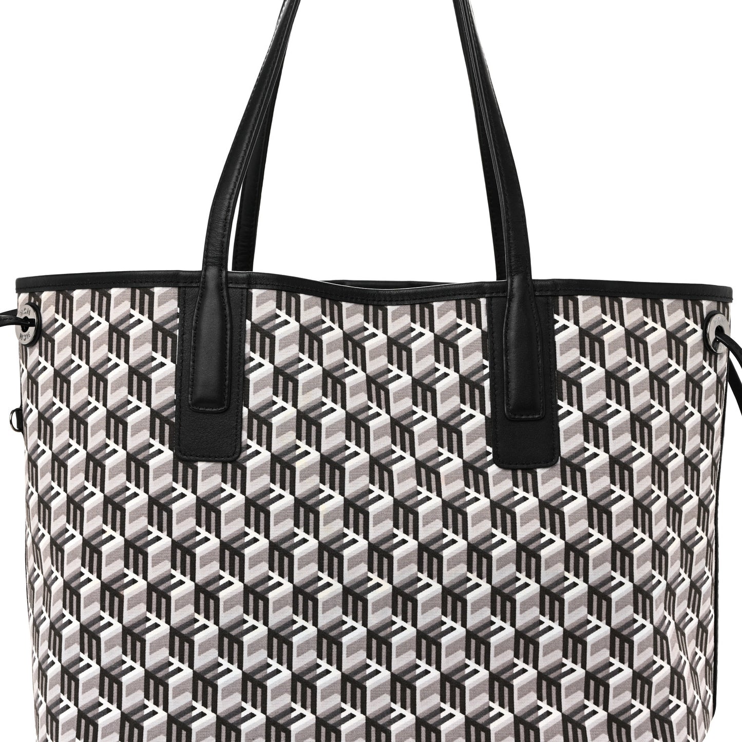 Visetos Medium Liz Reversible Shopper Tote Black