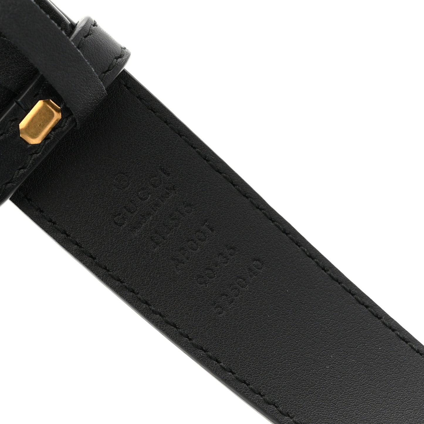 Calfskin Double G 30mm Belt 90 36 Black