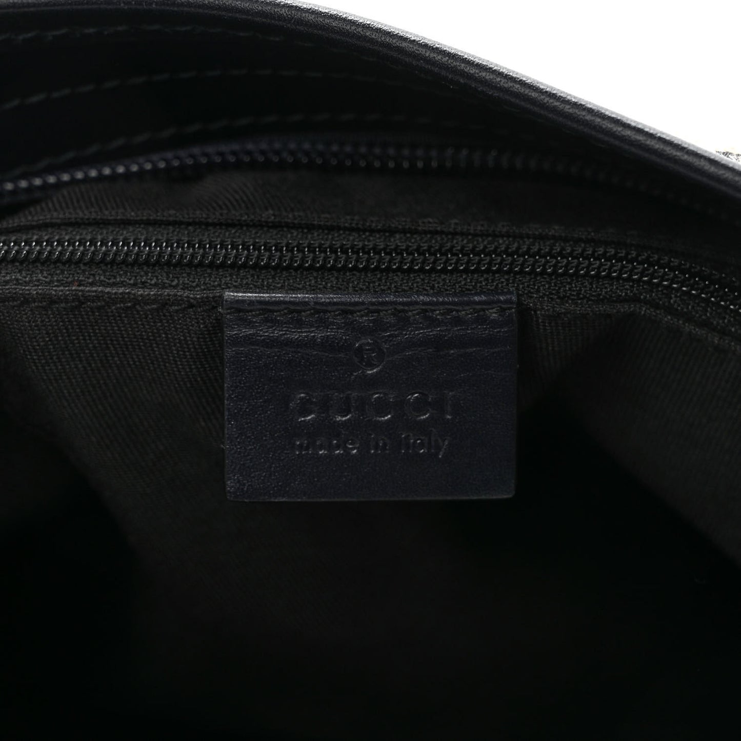 GG Supreme Monogram Web Flat Messenger Bag Navy