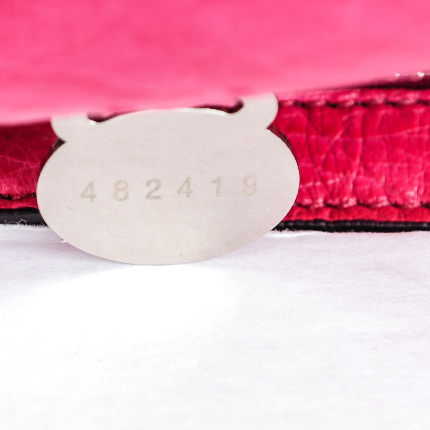 Mulberry Ostrich Bayswater Fuchsia 7 of 8