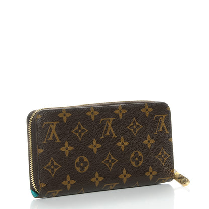 Louis Vuitton Monogram V Zippy Wallet Turquoise 3 of 7