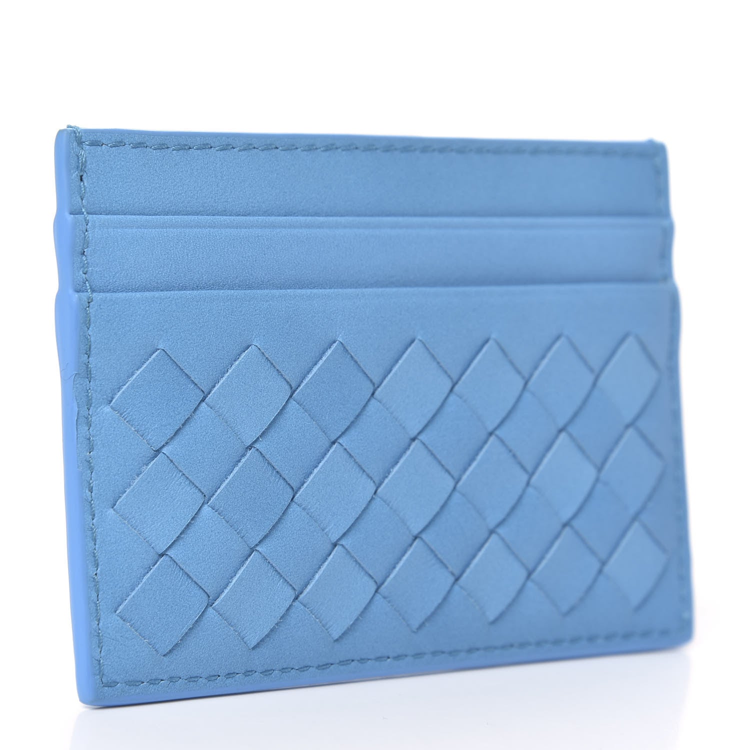 Bottega Veneta Nappa Intrecciato Card Holder Swimming Pool 3 of 8